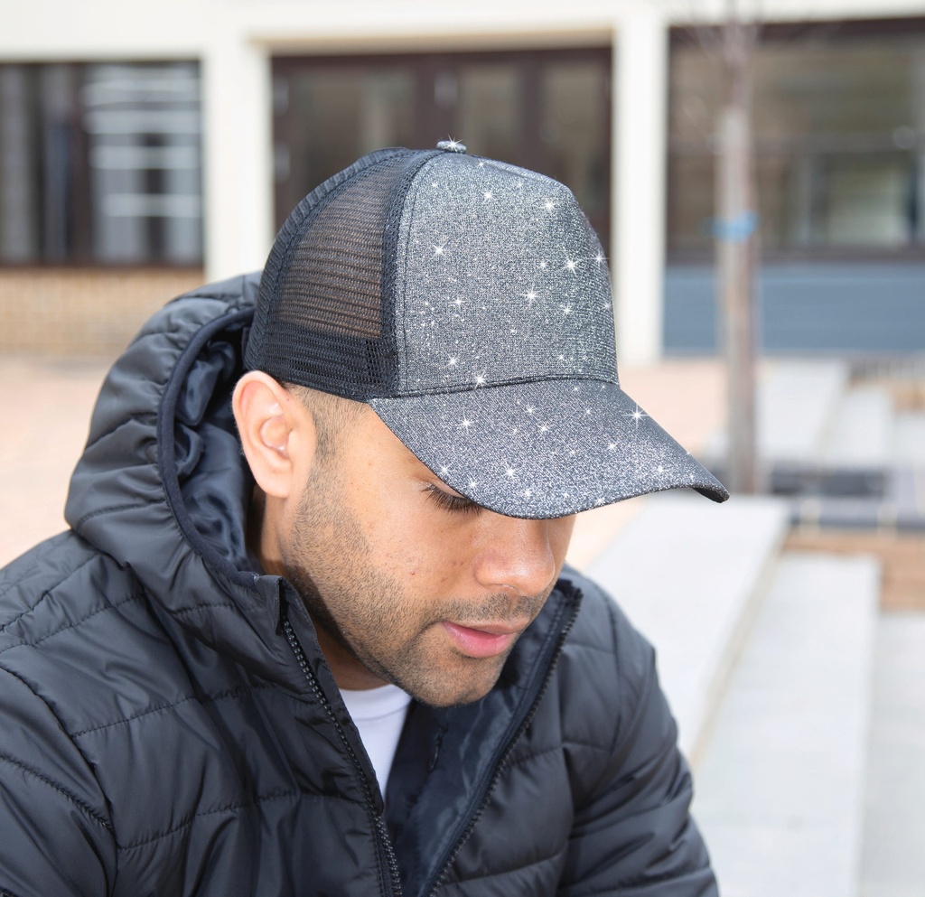 [RC090X-Black-OneSize] RC090X - Casquette NEW YORK SPARKLE - Black