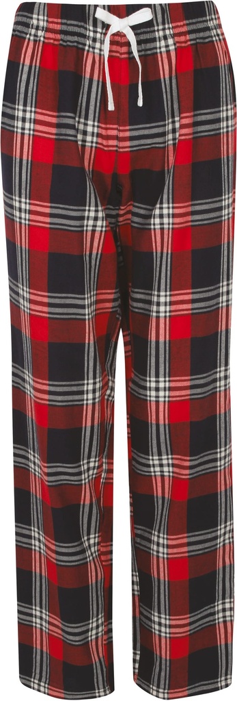 SK083 - Pantalon femme à motif tartan - Red_NavyCheck
