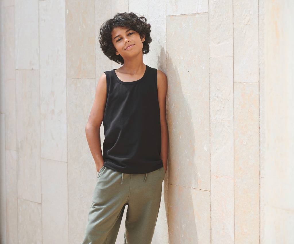SM123 - Débardeur stretch enfant - Black