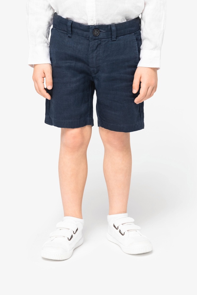 SP709 - Bermuda en lin enfant - LinenSand