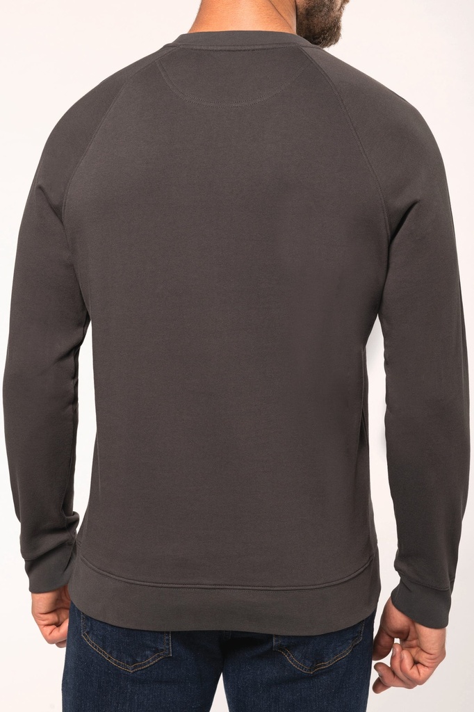 [WK402-Navy-XS] WK402 - Sweat-shirt col rond  homme - Navy (XS)