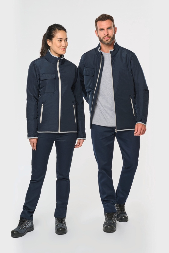 [WK605-Navy-XS] WK605 - Veste thermique 4 couches unisexe - Navy (XS)