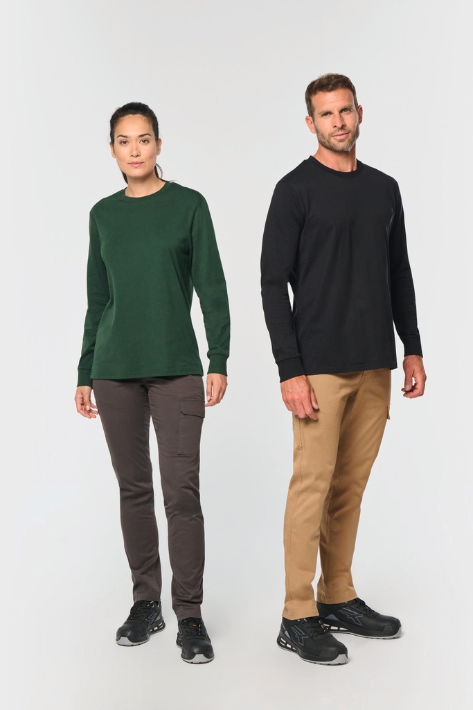 [WK709-Black-44FR] WK709 - Pantalon stretch coton unisexe - Black (44FR)