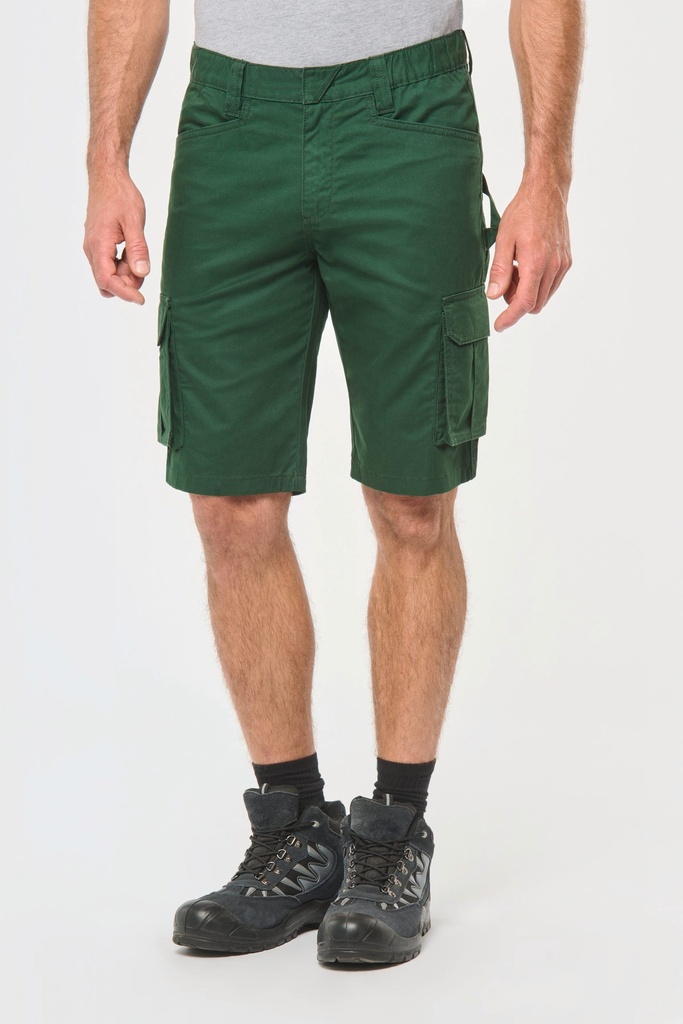 [WK713-Navy-XS] WK713 - Bermuda multipoches écoresponsable homme - Navy (XS)