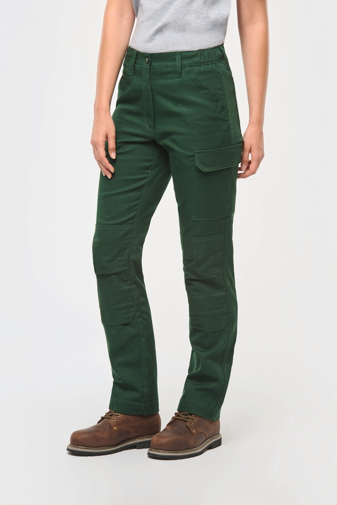 [WK741-Black-44FR] WK741 - Pantalon de travail multipoches femme - Black (44FR)