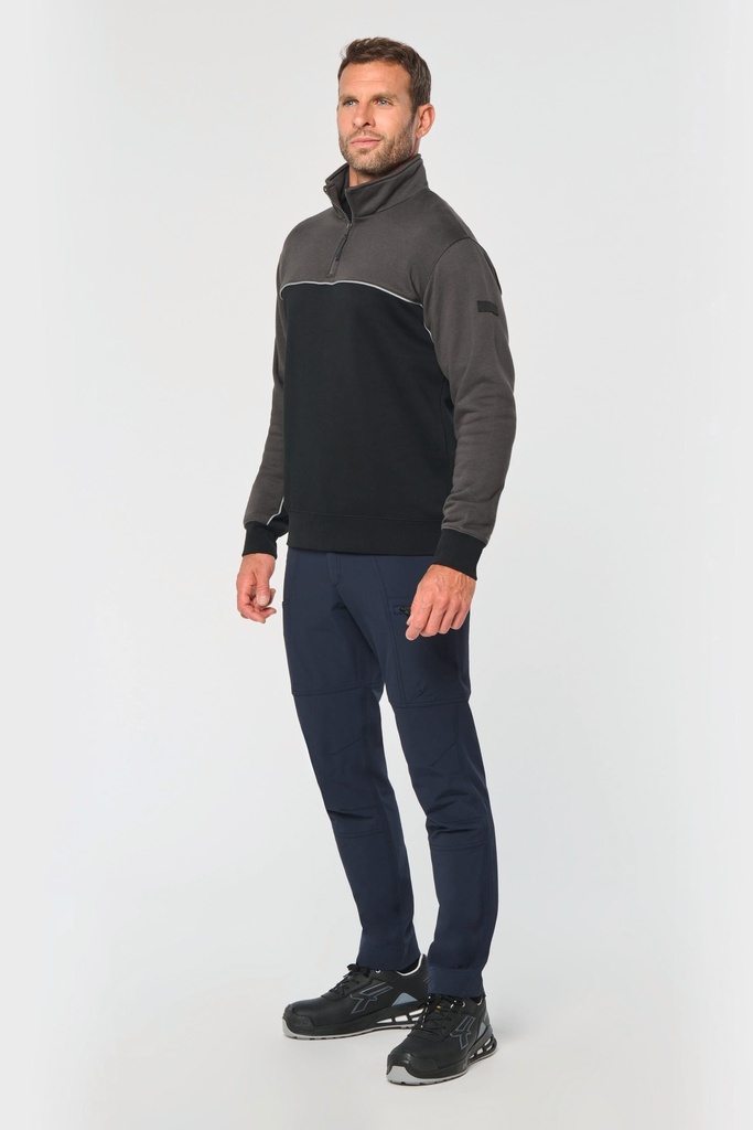 [WK744-DarkGrey-44FR] WK744 - Pantalon recyclé stretch homme - DarkGrey (44FR)