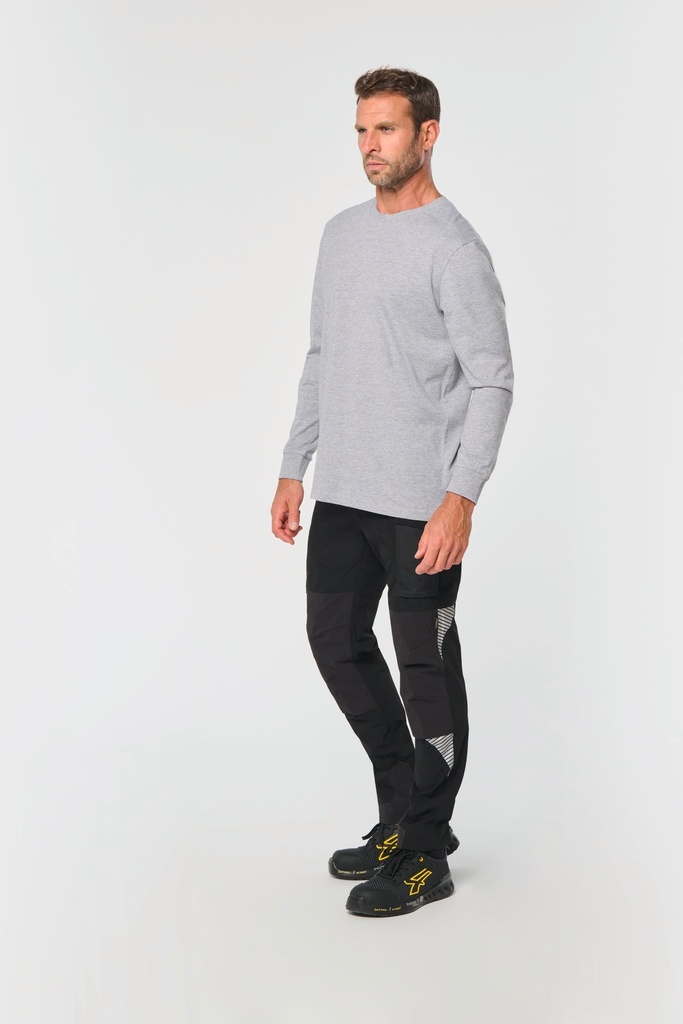 [WK747-Navy-44FR] WK747 - Pantalon léger stretch recyclé multipoches unisexe  - Navy (44FR)