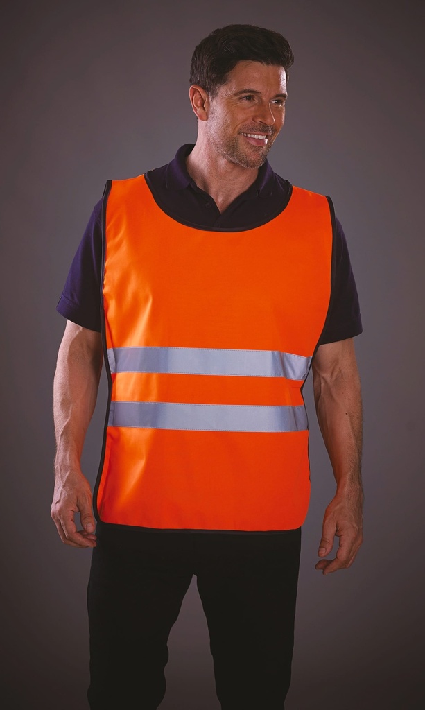 [YHVJ269-HiVisOrange-S/M] YHVJ269 - Chasuble haute visibilité - HiVisOrange (S/M)