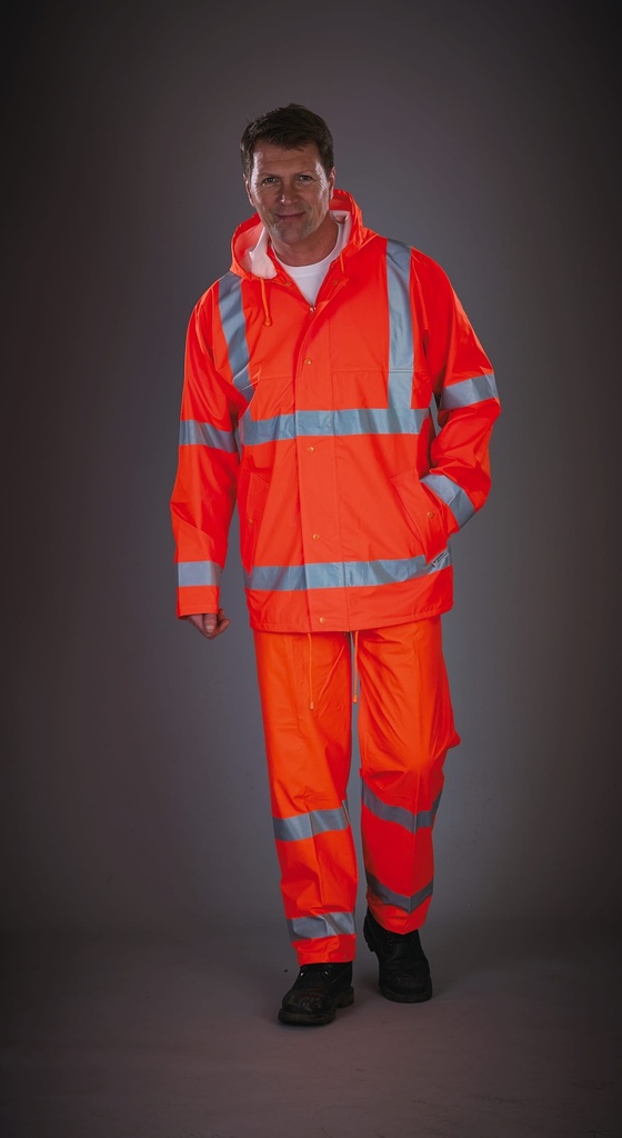 [YHVS450-HiVisYellow-S] YHVS450 - Veste de pluie respirante Hi-Vis Soft Flex - HiVisYellow (S)