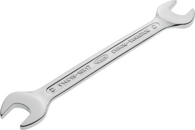 [⚠Déstockage] VIGOR Clé à fourche double ∙ V1461N-16X17 ∙ Profil à 6 pans extérieurs ∙ Taille 16 x 17 mm