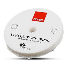 RUPES SÉRIE D-A Patins de polissage microfibre  Ø135 mm (5") ULTRA FINE Blanc (PIECE)