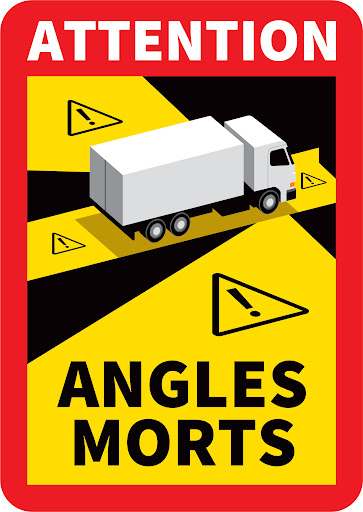 [4001937] PANNEAU MAGNETIQUE ANGLES MORT CAMION ADHESIF 250X170 MM (PIECE)