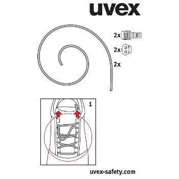 [95910] 95910 - uvex Lacets  noir