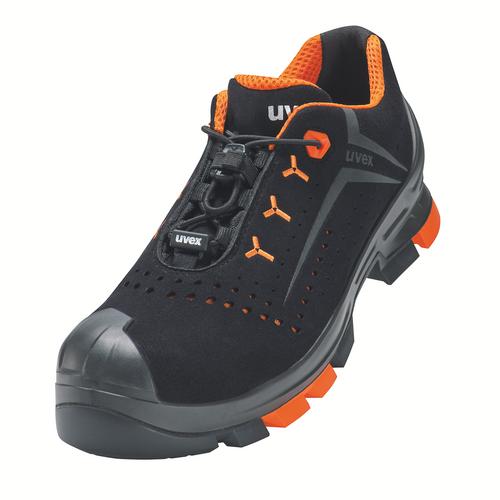 [6501.2-35] 65012 - uvex 2 Chaussures basses S1P  noir, orange Largeur 11 (35)