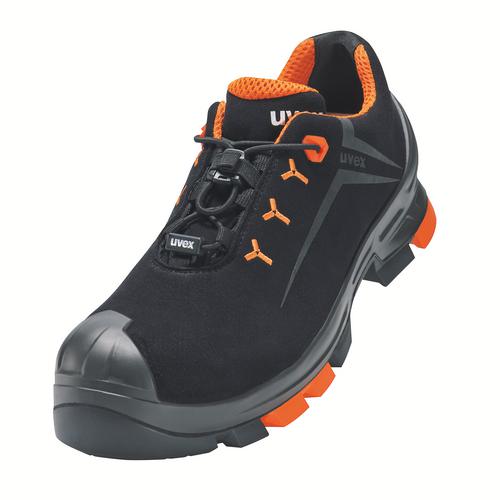 [6508.4-35] 65084 - uvex 2 Chaussures basses S3  noir, orange Largeur 14 (35)