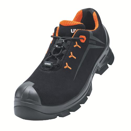 [6528.4-35] 65284 - uvex 2 MACSOLEÂ® Chaussures basses S3  noir, orange Largeur 14 (35)