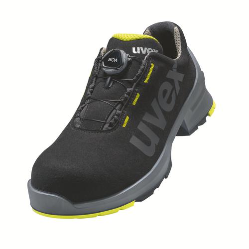[6566.7-35] 65667 - uvex 1 Chaussures basses S2  noir, jaune Largeur 10 (35)