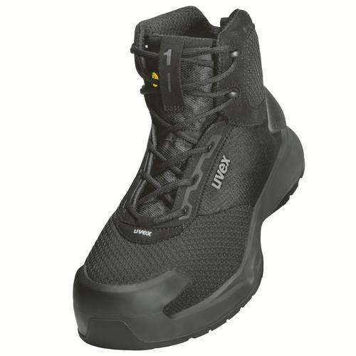 [6801.3-35] 68013 - uvex 1 x-craft Chaussure de sécurité S1 PL  noir Largeur 12 (35)