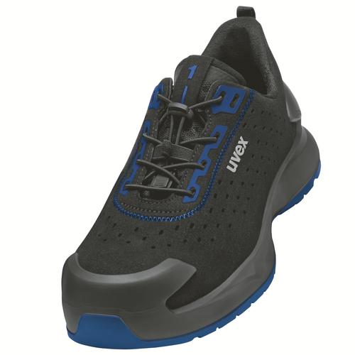 [6813.0-35] 68130 - uvex 1 x-craft Chaussures basses S1  noir, bleu Largeur 14 (35)