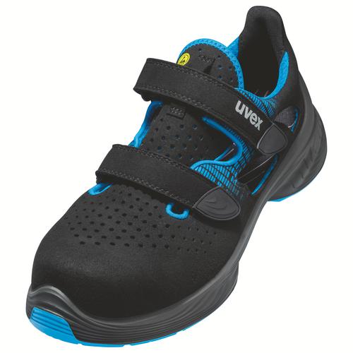 [6828.0-35] 68280 - uvex 1 G2 Sandales S1  bleu, noir Largeur 14 (35)