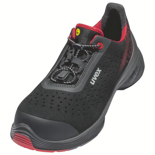 [6837.2-35] 68372 - uvex 1 G2 Chaussures basses S1P  noir, rouge Largeur 11 (35)
