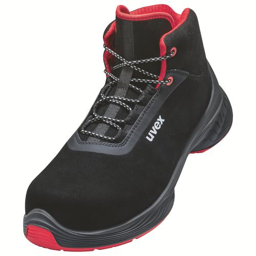 [6850.0-35] 68500 - uvex 1 G2 Chaussure de sécurité S2  noir, rouge Largeur 14 (35)