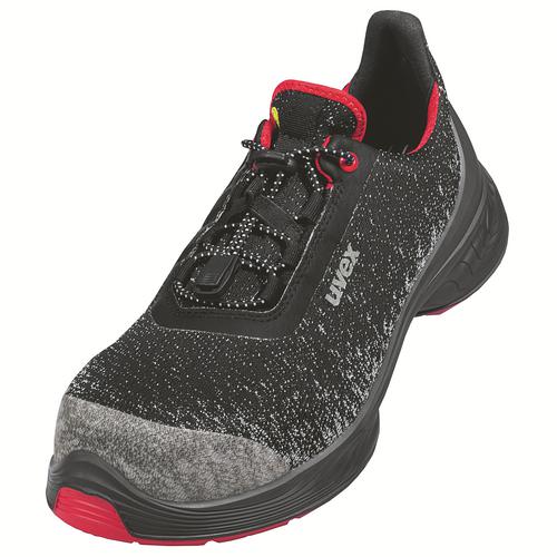[6852.8-35] 68528 - uvex 1 G2 Chaussures basses S1  noir, rouge Largeur 11 (35)