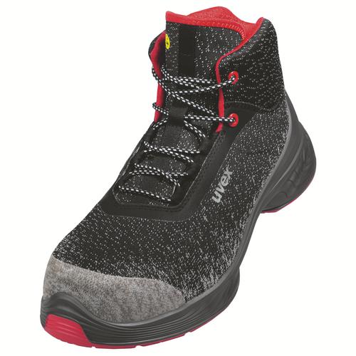 [6853.8-35] 68538 - uvex 1 G2 Chaussure de sécurité S1  noir, rouge Largeur 11 (35)