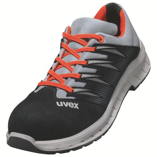 [6909.8-37] 69098 - uvex 2 trend Chaussures basses S2  noir, gris, rouge Largeur 11 (37)