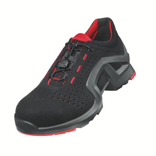 [8512.8-35] 85128 - uvex 1 support Chaussures basses S1  noir, rouge Largeur 11 (35)