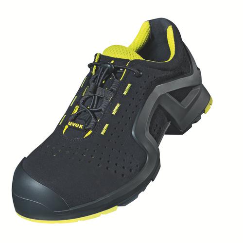 [8514.2-35] 85142 - uvex 1 support Chaussures basses S1P  noir, jaune Largeur 11 (35)