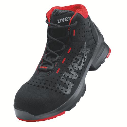 [8547.8-35] 85478 - uvex 1 Chaussure de sécurité S1  noir, rouge Largeur 11 (35)