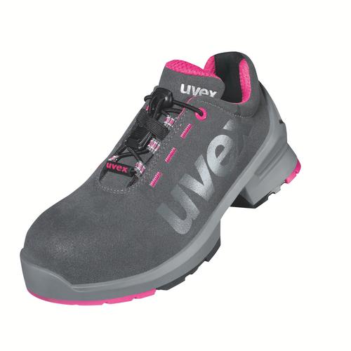 [8562.7-35] 85627 - uvex 1 ladies Chaussures basses S2  gris, rose Largeur 10 (35)
