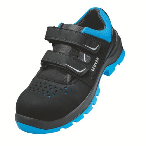 [9553.8-35] 95538 - uvex 2 xenovaÂ® Sandales S1  noir, bleu Largeur 11 (35)