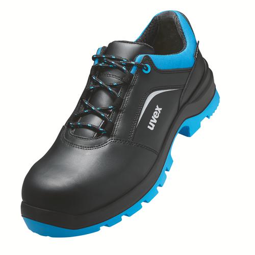 [9555.7-35] 95557 - uvex 2 xenovaÂ® Chaussures basses S2  noir, bleu Largeur 10 (35)
