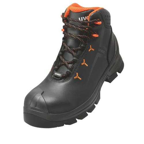 [6523.2-35] 65232 - uvex 2 MACSOLEÂ® Chaussure de sécurité S3  noir, orange Largeur 11 (35)