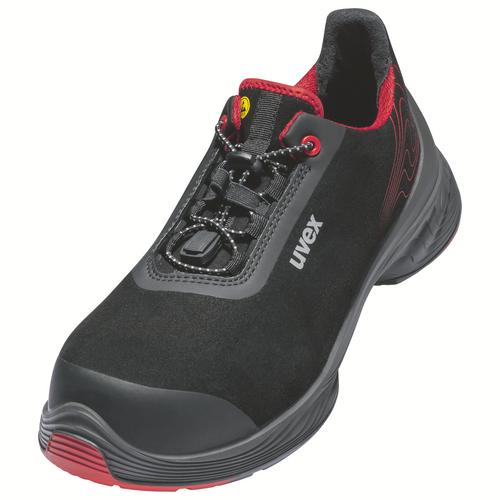 [6838.2-35] 68382 - uvex 1 G2 Chaussures basses S3  noir, rouge Largeur 11 (35)