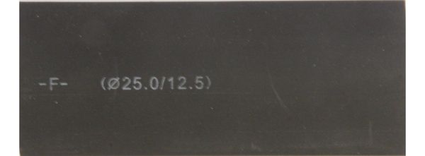[A0006682] HEAT- SHRINKABLE TUBING Ø 25,4 X 100 mm