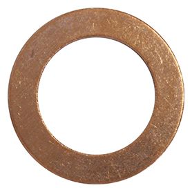 [A0007458] DRAIN PLUG GASKET Ø 14 X 22 X1,52 mm FLAT COPPER